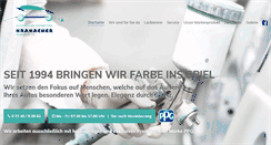 Desktop Screenshot of lackierfachbetrieb-kranacher.de